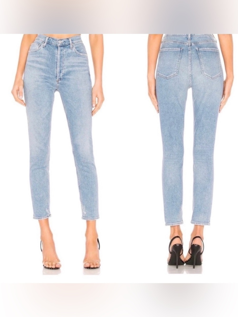 AGOLDE Nico High-Rise Slim Fit Cropped Jean